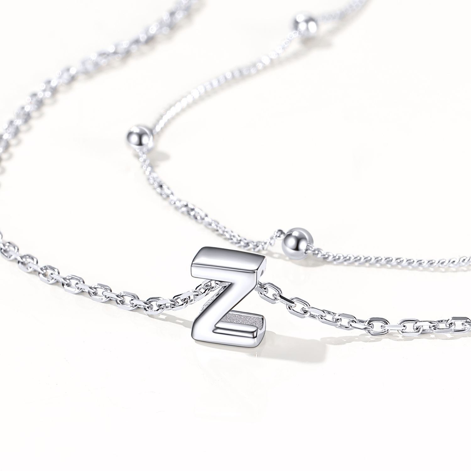 S925 Silver Double Layer Chain