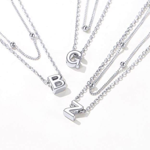 S925 Silver Double Layer Chain