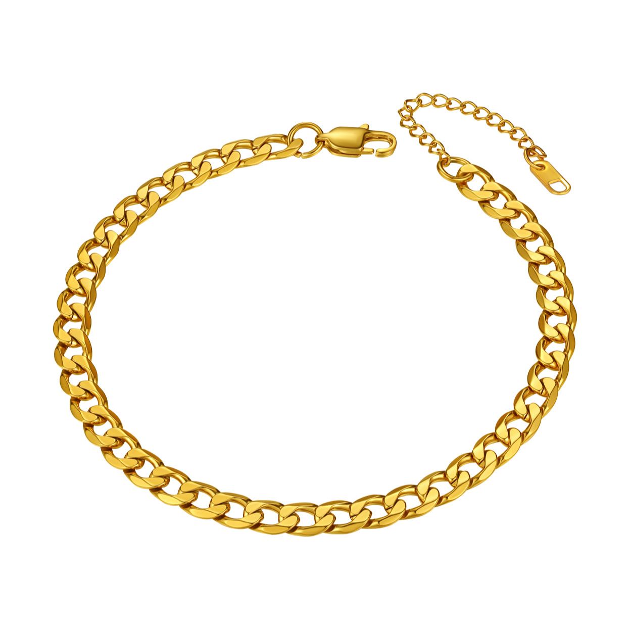 6MM Cuban Link Anklet