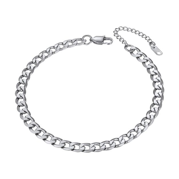 6MM Cuban Link Anklet