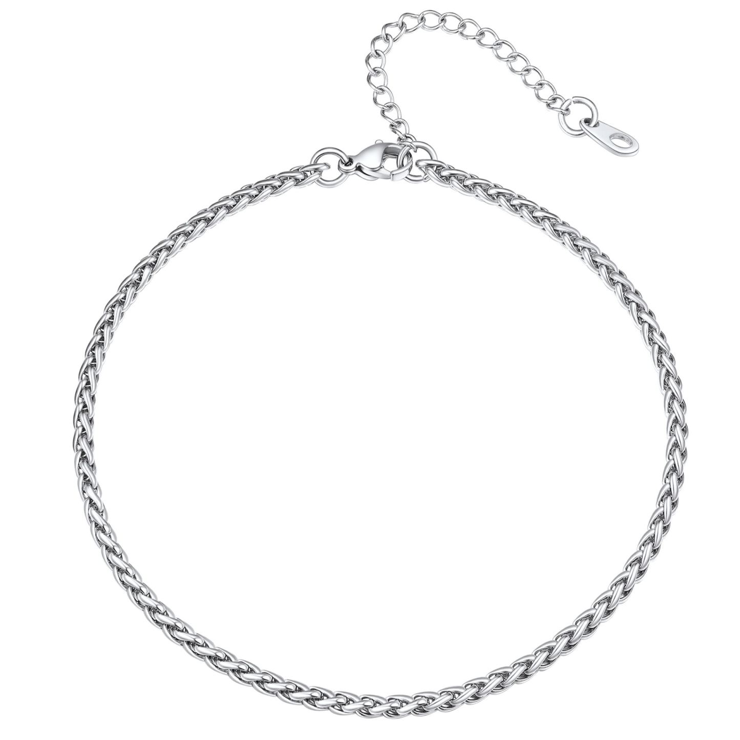 3mm Wheat Chain Anklet