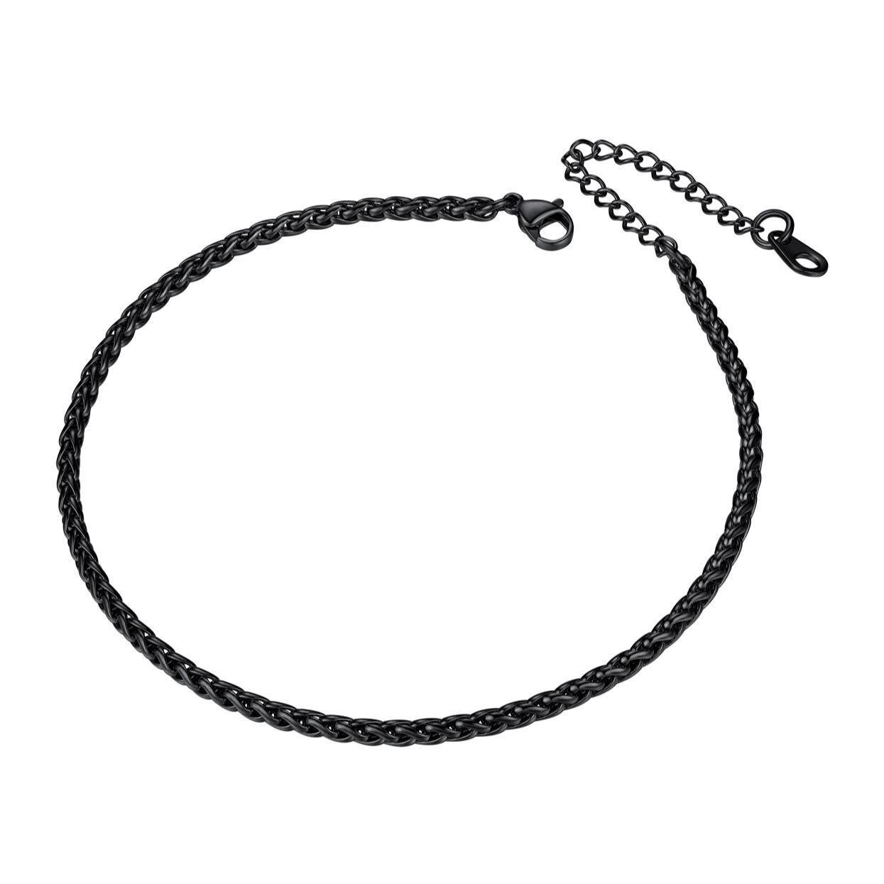 3mm Wheat Chain Anklet