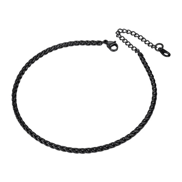 3mm Wheat Chain Anklet