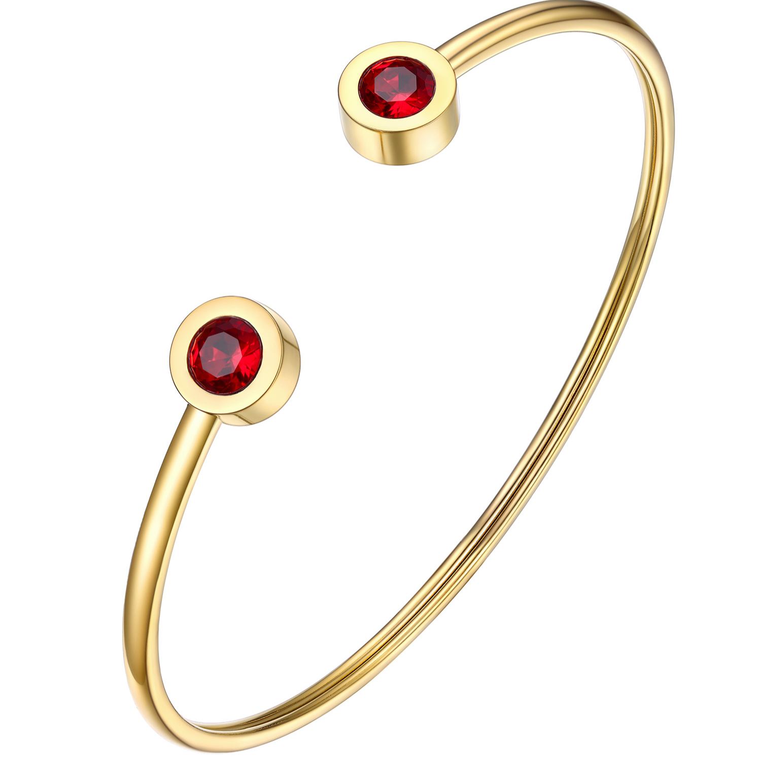 Gold Plated Open Bangle