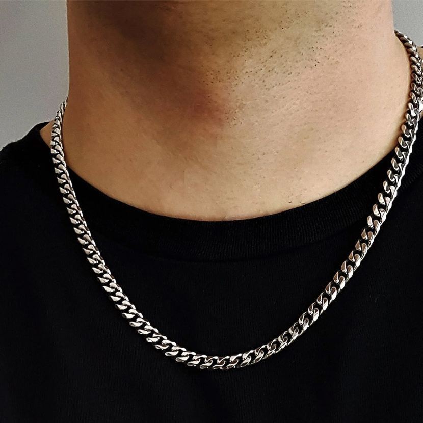 Thick Stainless Steel Miami Curb Chain 