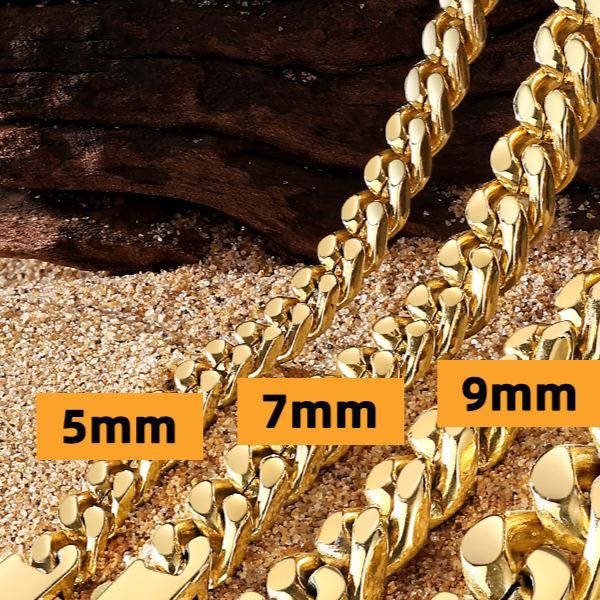 Thick Stainless Steel Miami Curb Chain 