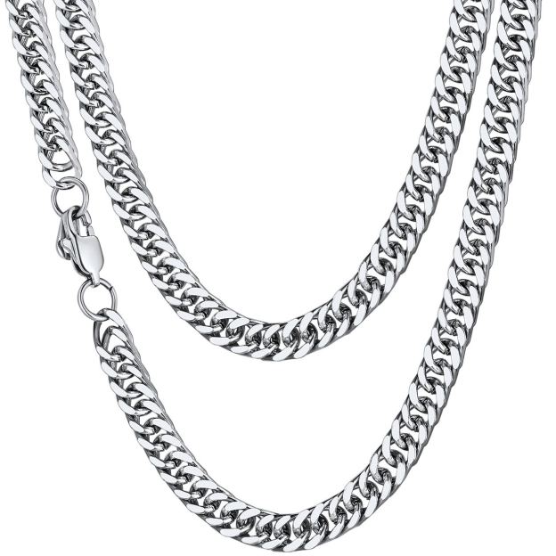 Miami Curb Link Chain 7MM Stainless Steel