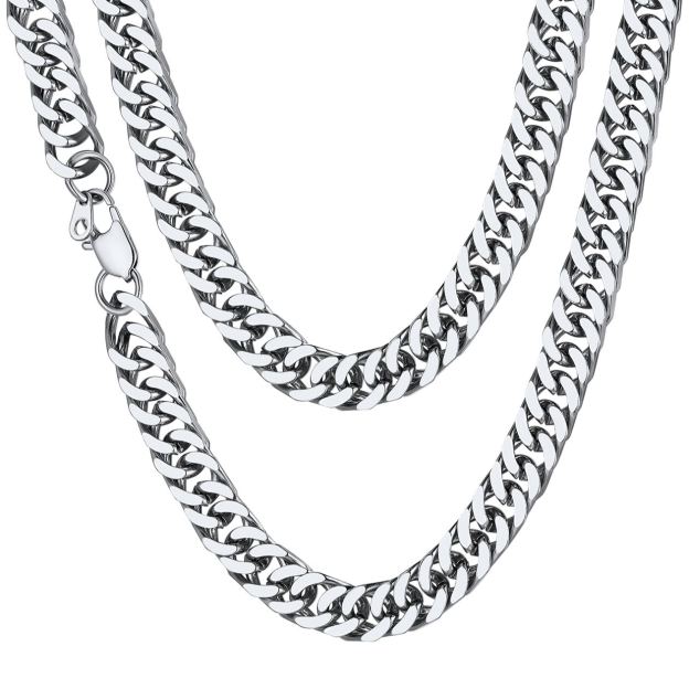 Miami Curb Link Chain 10MM Stainless Steel