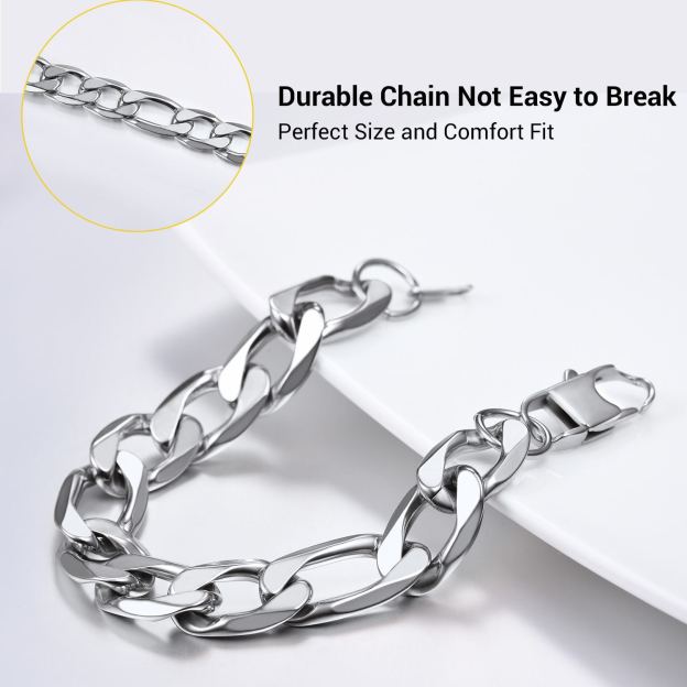 not easy to break, strong stainless steel links