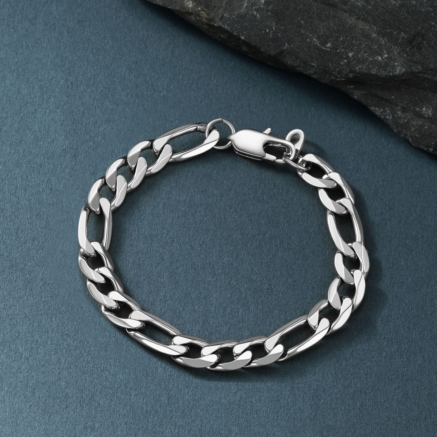 Figaro stainless steel bracelet classic chain