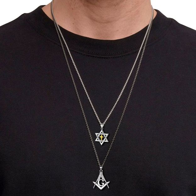 Star of David Cross Pendant Jewelry