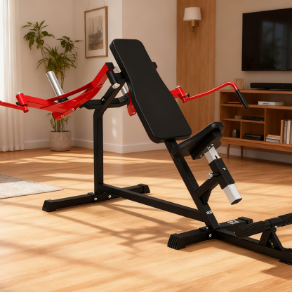 HVO Chest Fly Machine Incline Press: Rear Delt Fly Reverse Pec Deck Machine Butterfly for Home Gym Workout Seated Shoulder Equipment Fitness Red