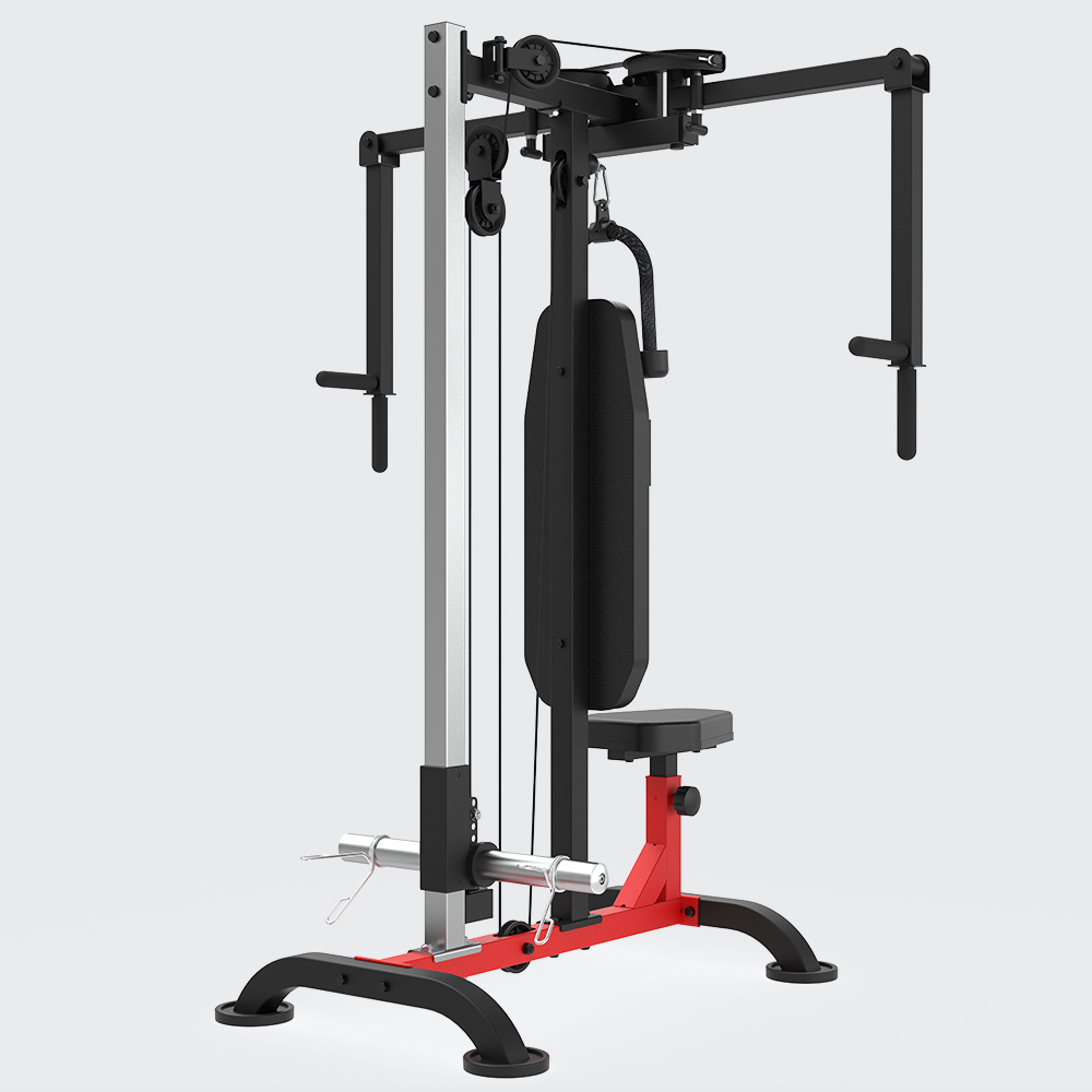 Chest Fly Machine Pec Deck: Fly and Reverse Delt Machine Adjustable Upper Body Home Gym Ab Workout Butterfly Machine for Chest, Back, Pectoral, Rear Deltoid and Shoulder Training Red