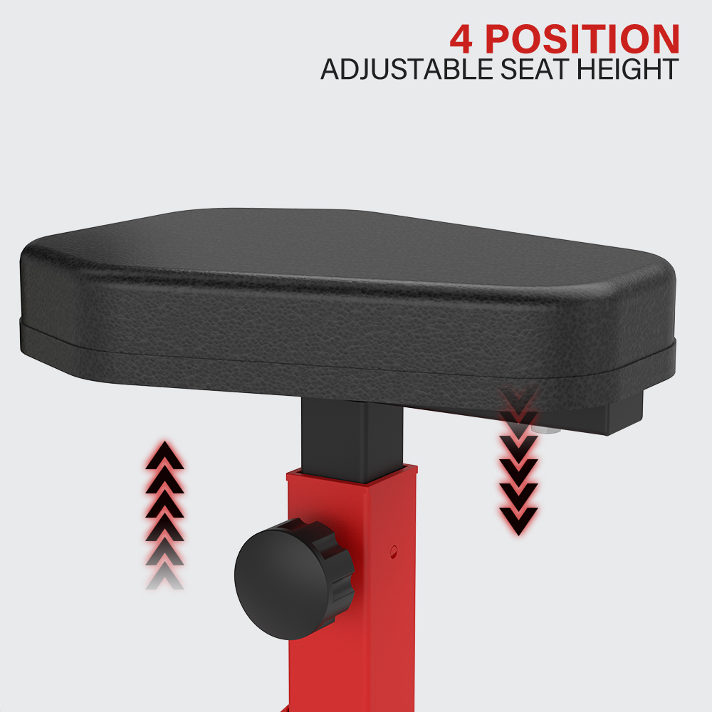 Chest Fly Machine Pec Deck: Fly and Reverse Delt Machine Adjustable Upper Body Home Gym Ab Workout Butterfly Machine for Chest, Back, Pectoral, Rear Deltoid and Shoulder Training Red