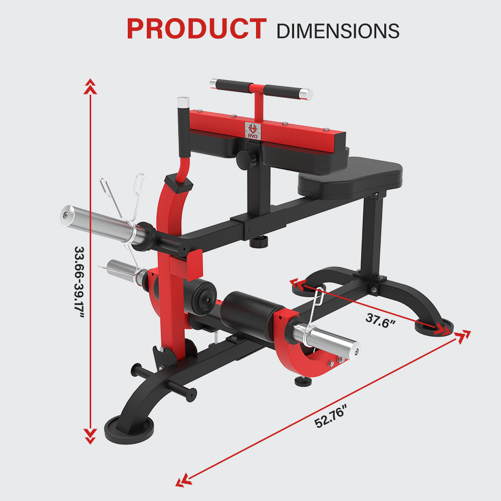 HVO 2 in 1 Seated Calf Raise Tibialis Trainer  Machine 
