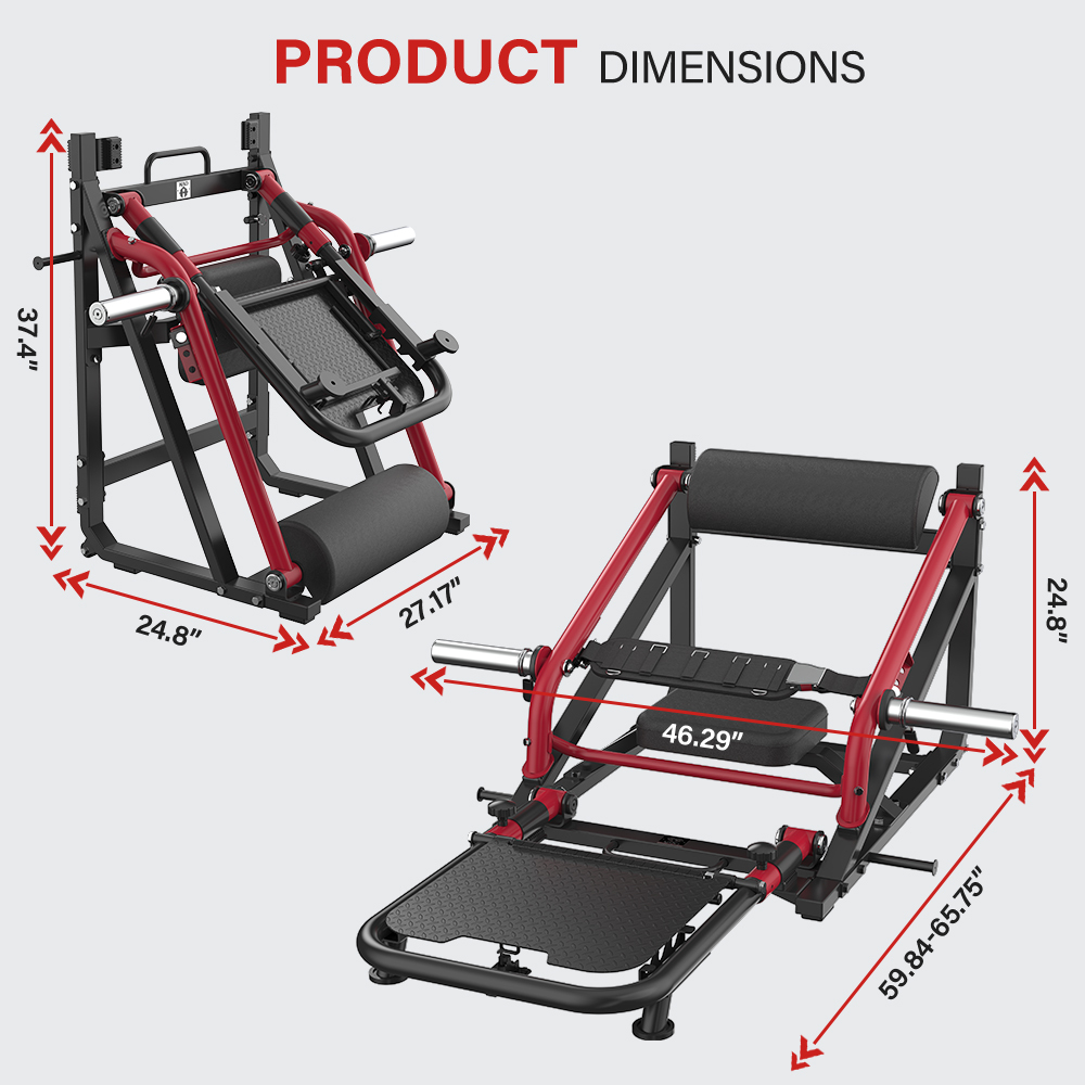 HVO Foldable Hip Thrust Machine Glute Bridge HT802