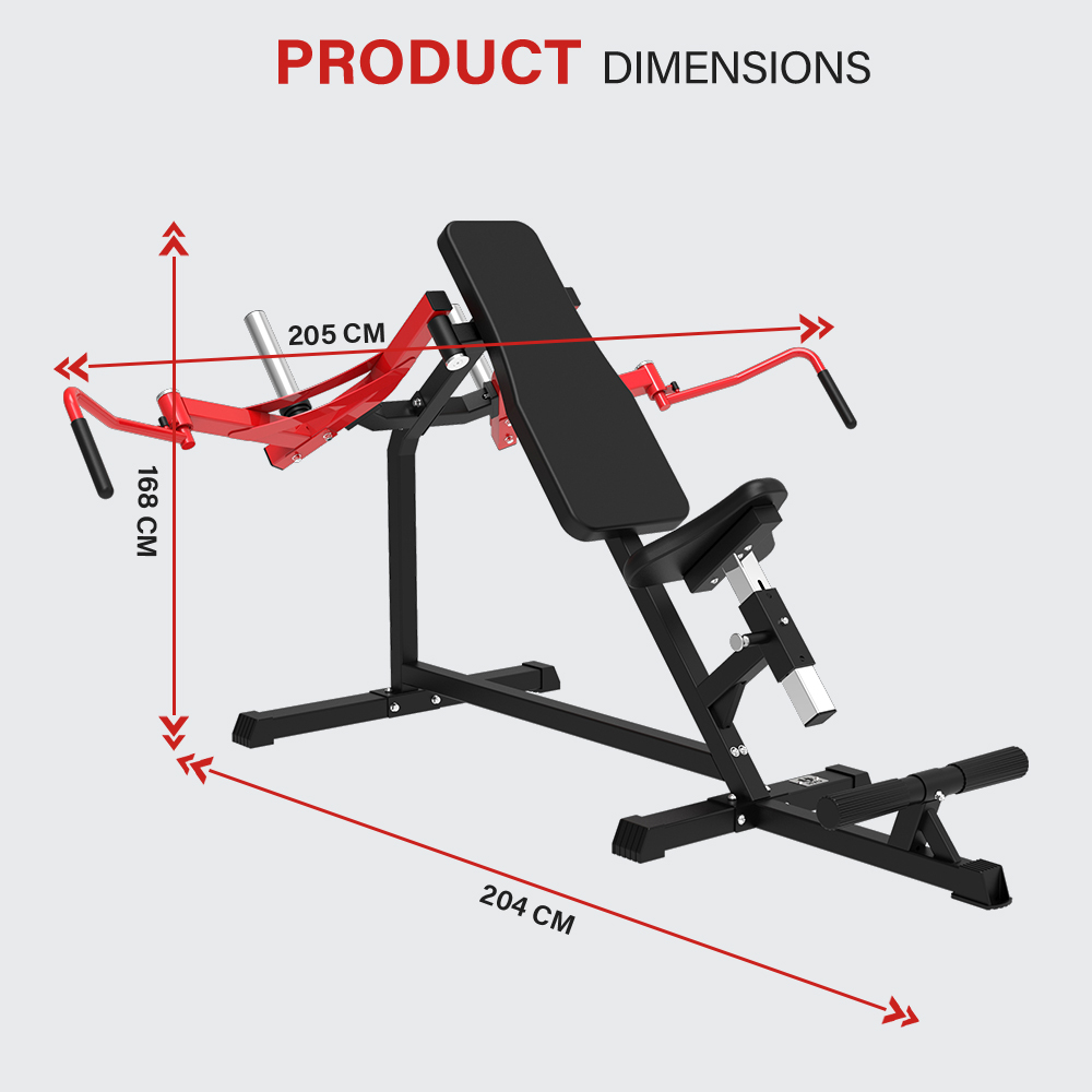 HVO Chest Fly Machine Incline Press: Rear Delt Fly Reverse Pec Deck Machine Butterfly for Home Gym Workout Seated Shoulder Equipment Fitness Red