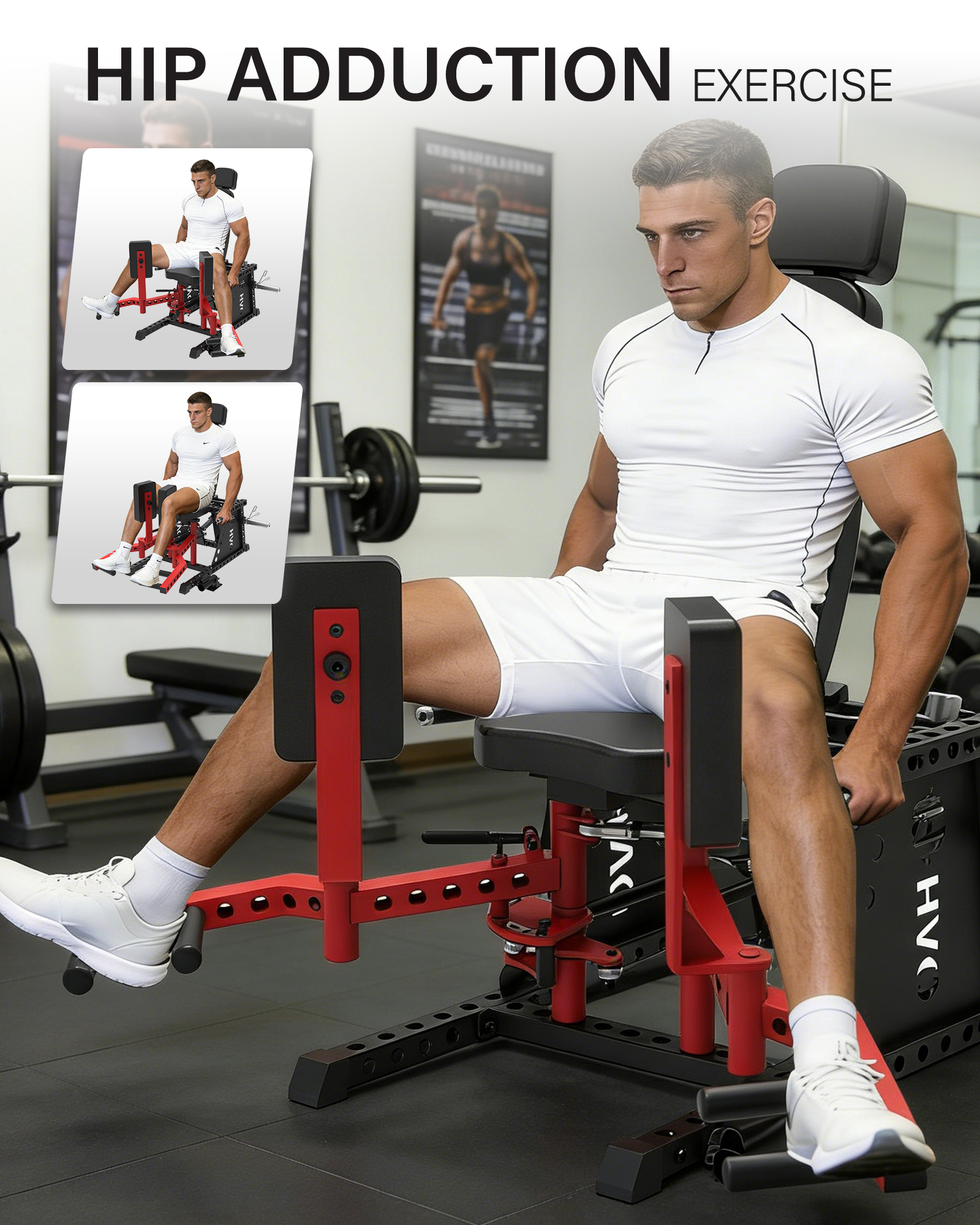 HVO Commercial Hip Abductor Machine