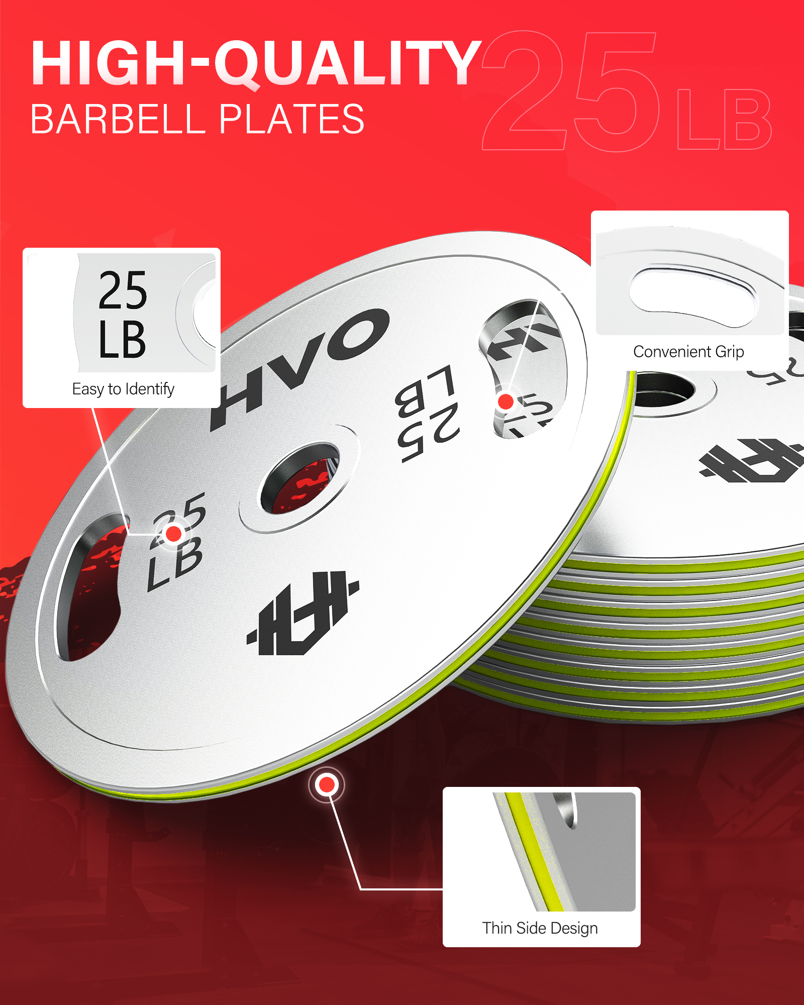 Olympic Weight Plates Grip Barbell