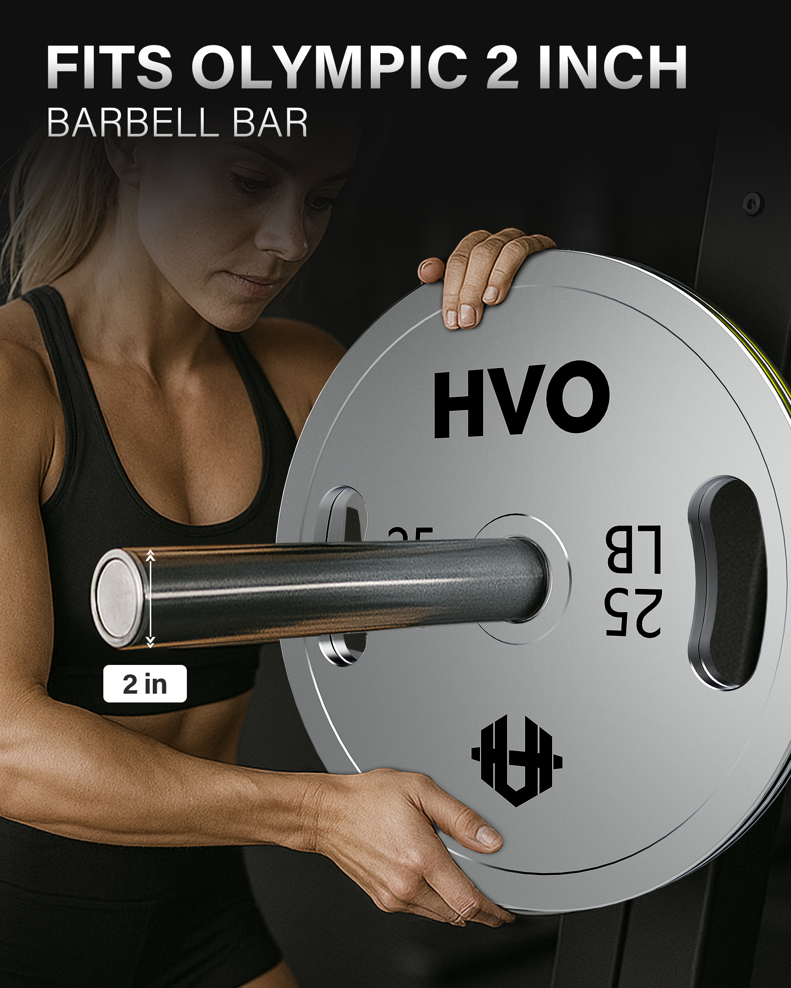 Olympic Weight Plates Grip Barbell