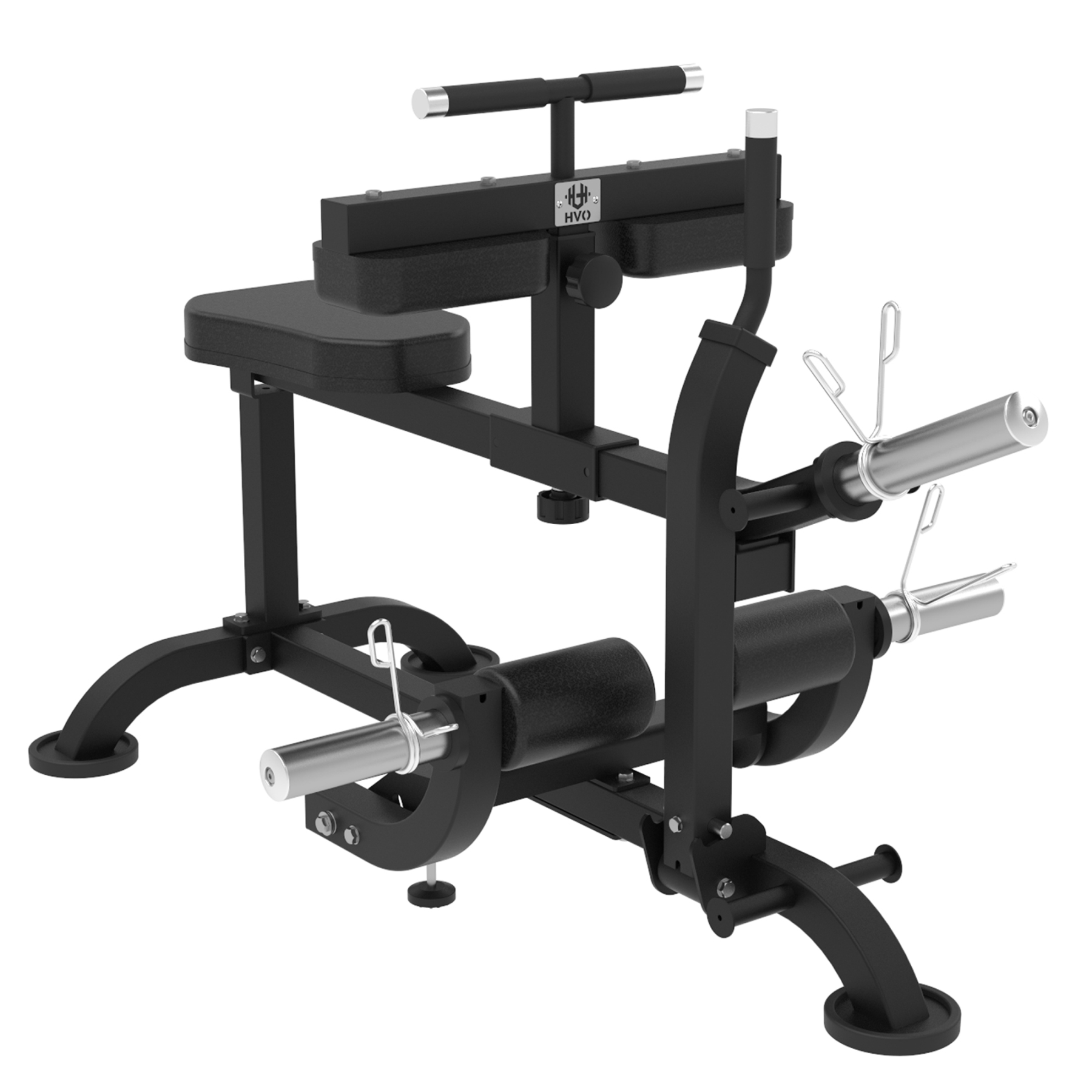 HVO Seated Calf Raise Machine: Tibialis Trainer 2 in 1 Adjustable Calves Workout Equipment Home Gym Red