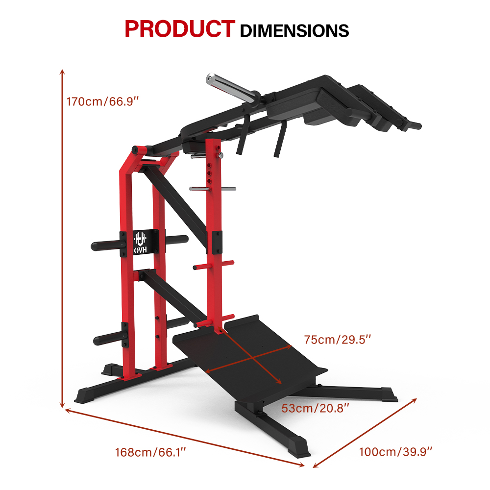 HVO Leverage Hack Squat Machine HS1101