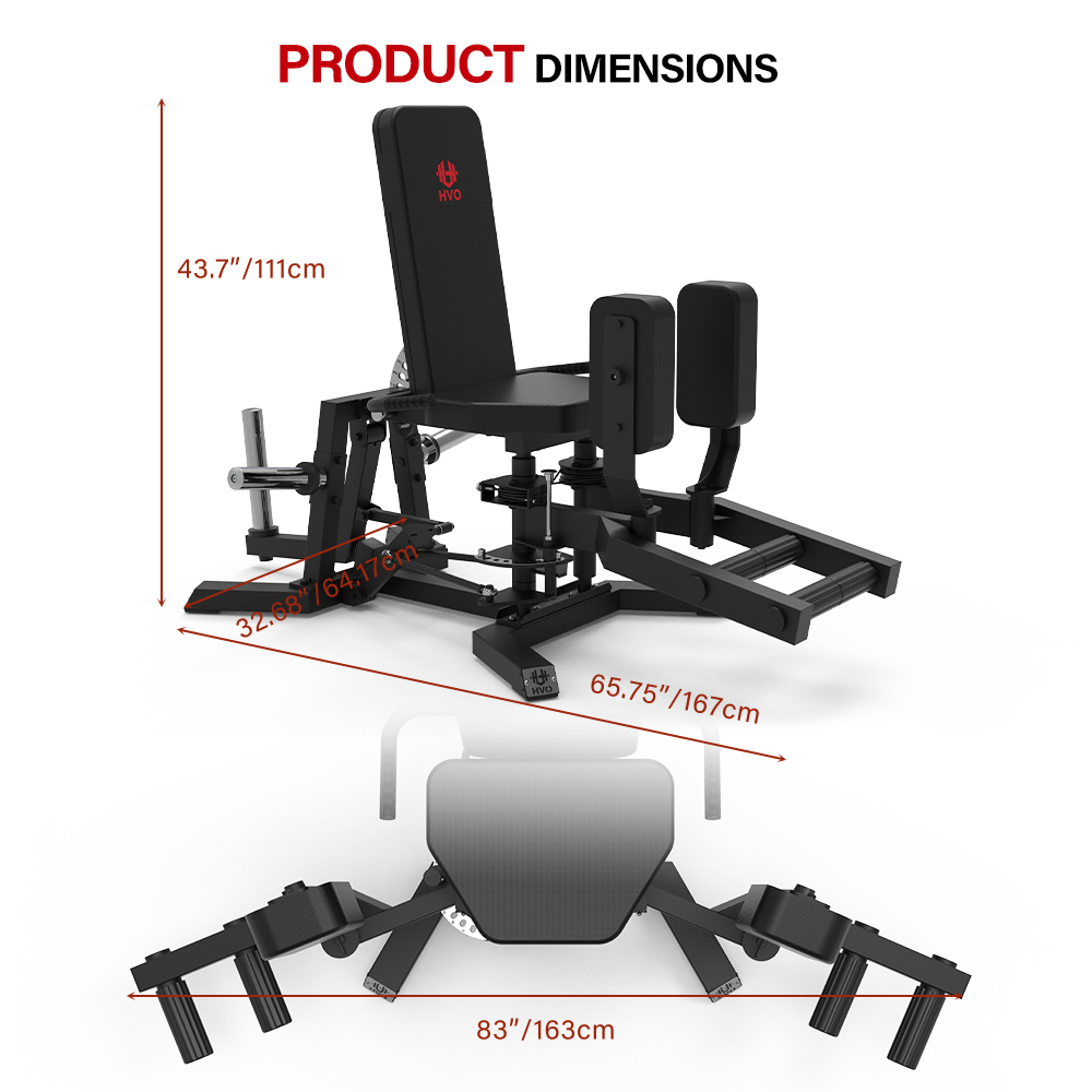 HVO Cable Hip Abductor Machine HA307