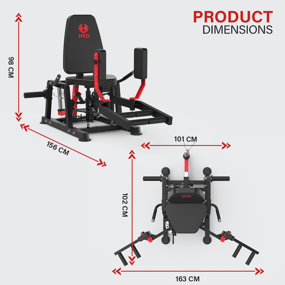 HVO Hip Abductor Machine JRHA301