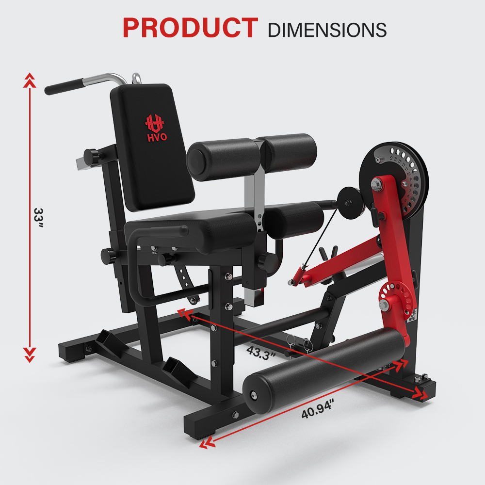 HVO Leg Extension and Curl Machine JSLC205
