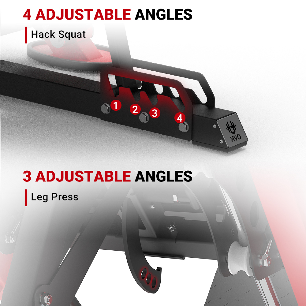 HVO 3-in-1 Leg Press Hack Squat Machine LPM1301