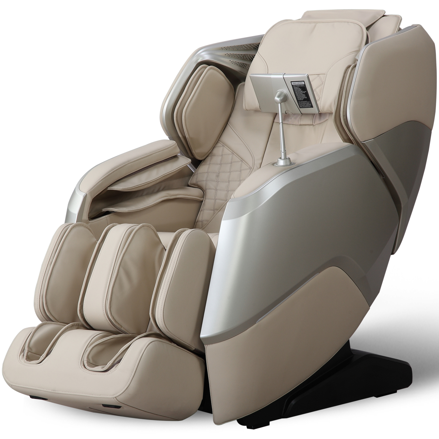 4D Massage Chair Full Body，Zero Gravity Massage Chair SL Track with Heat Calf Rollers Bluetooth AI Voice Control Body Scan