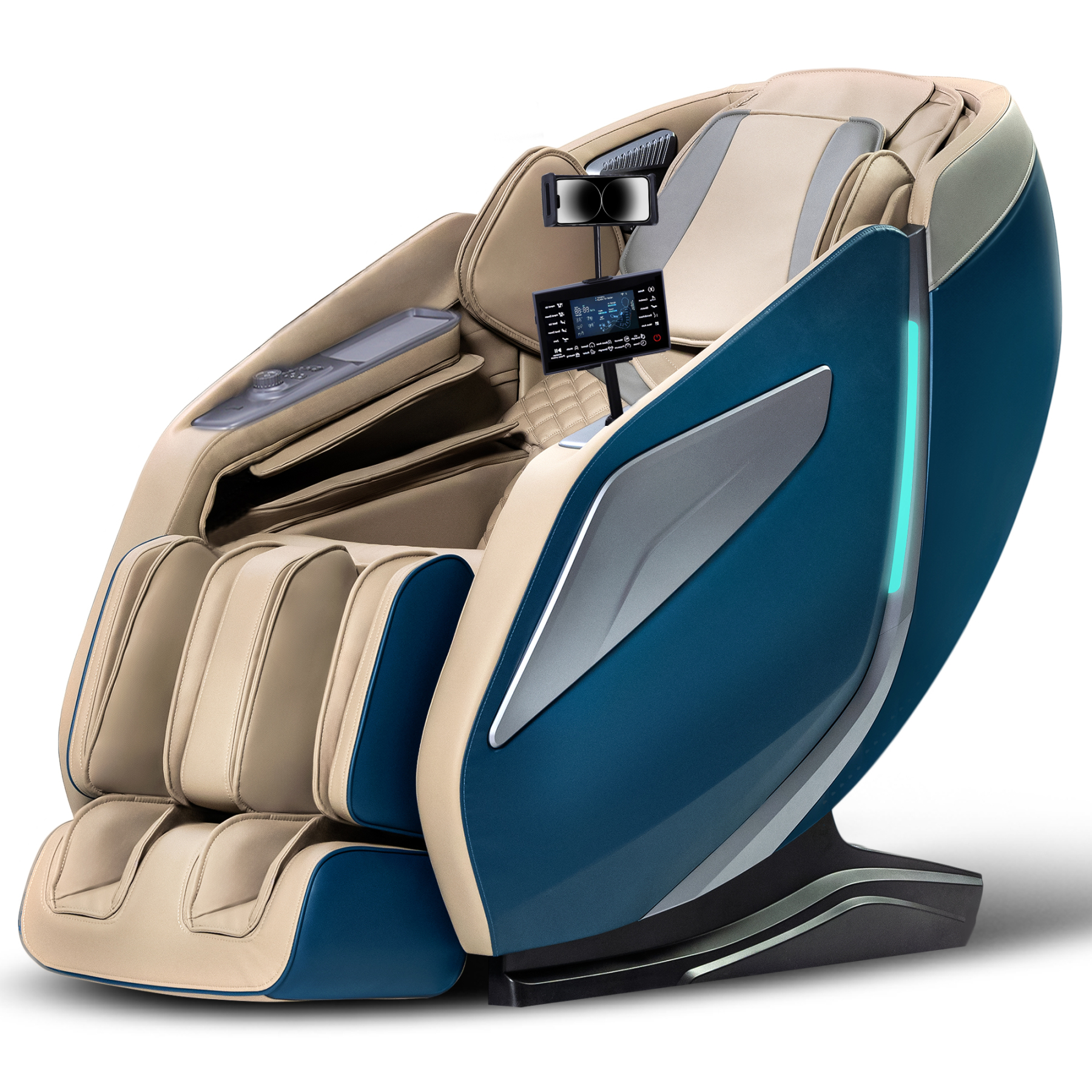 4D Massage Chair: Full Body Zero Gravity Massage Chair Full Body SL Track Chair Massage