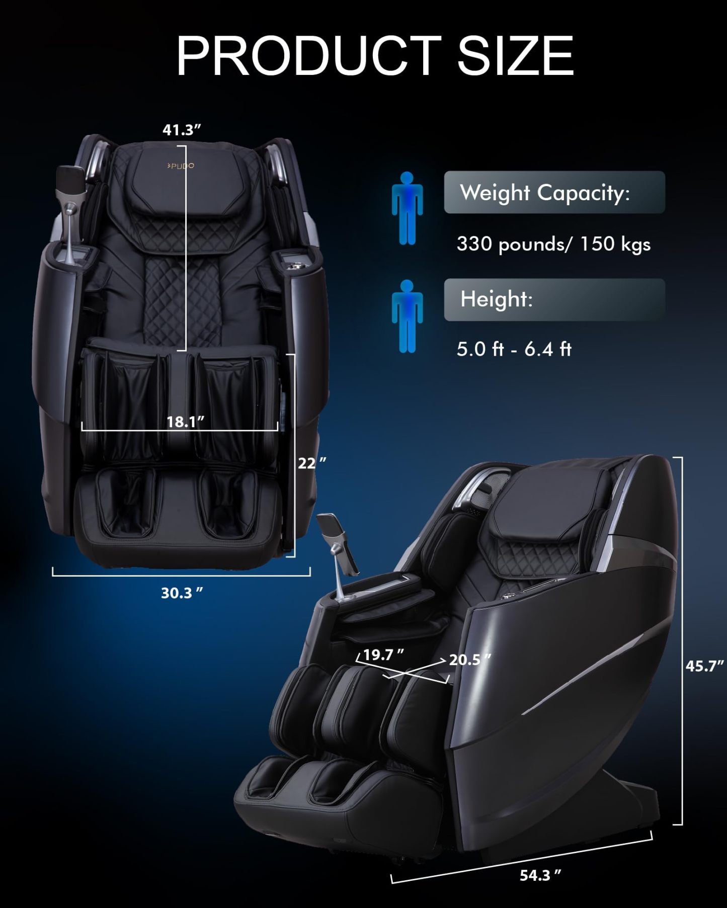 Upgrade 4D Massage Chair Zero Gravity | Massage Chair Full Body and Recliner AI Voice Control Auto Legrest Calf & Foot Rollers Heated | Program Customization