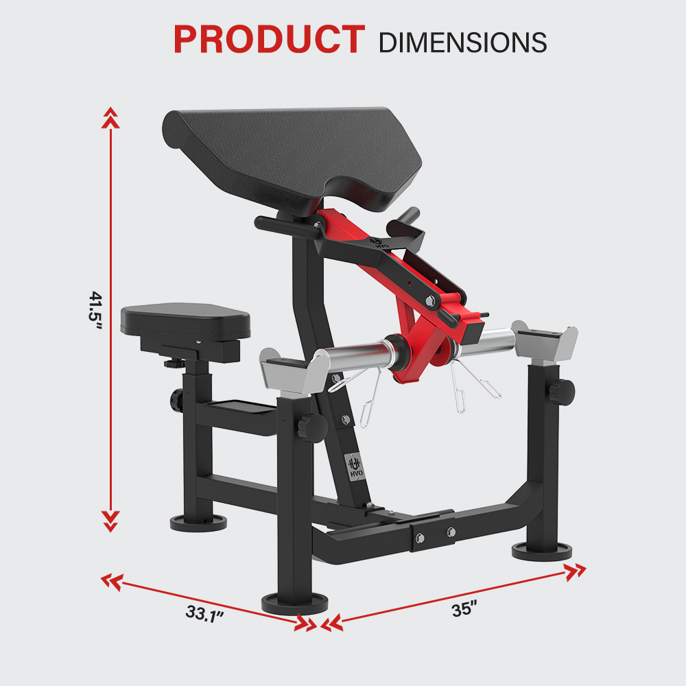 HVO Preacher Curl Machine JSMS603