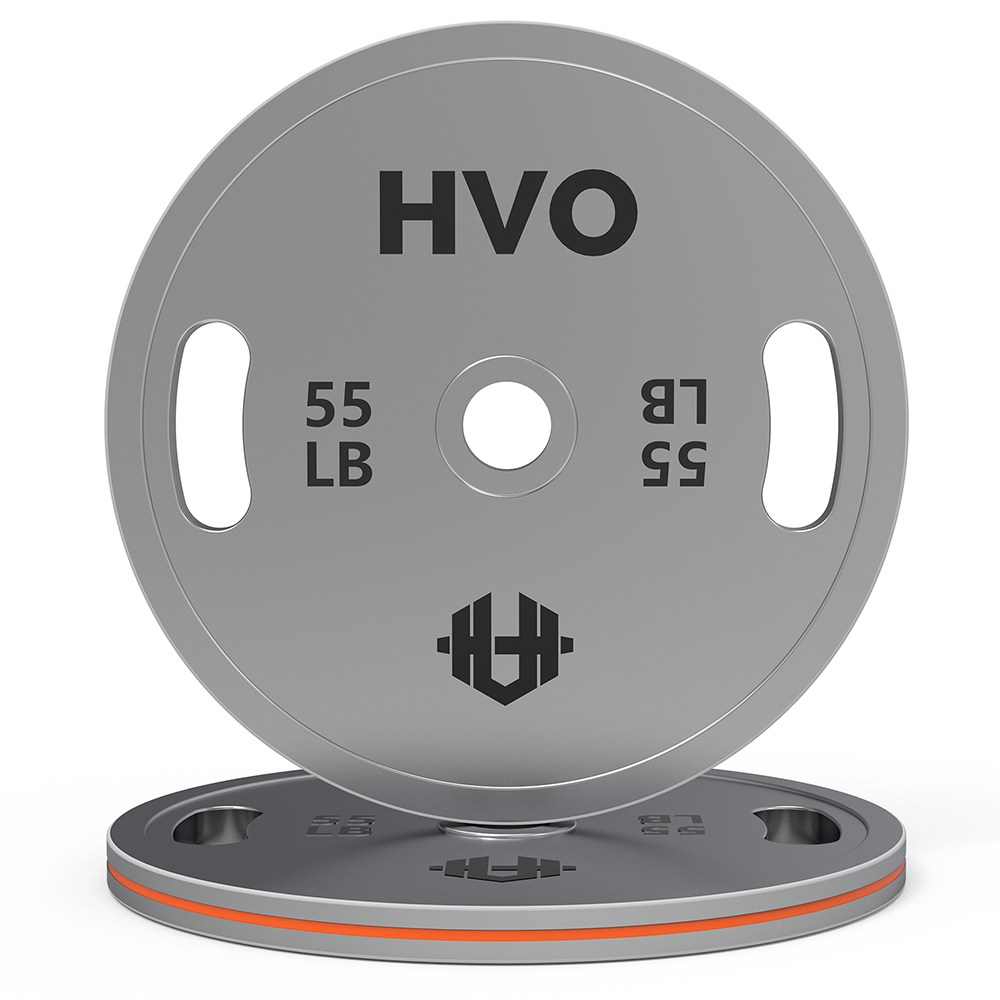 Olympic Weight Plates Grip Barbell-Set of 2.5LB,5LB, 10LB, 25LB, 35LB, 45LB, 55LB Pairs