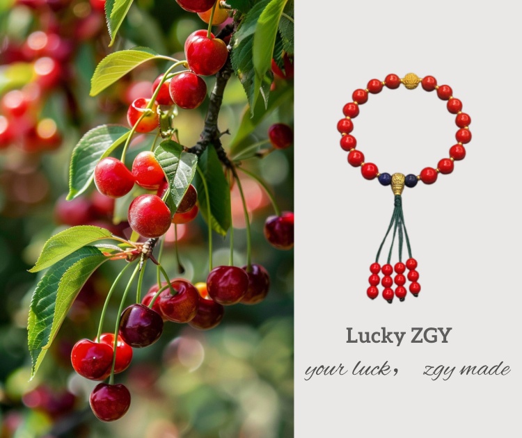 luckyzgy-crystal bracelet-cherry bracelet