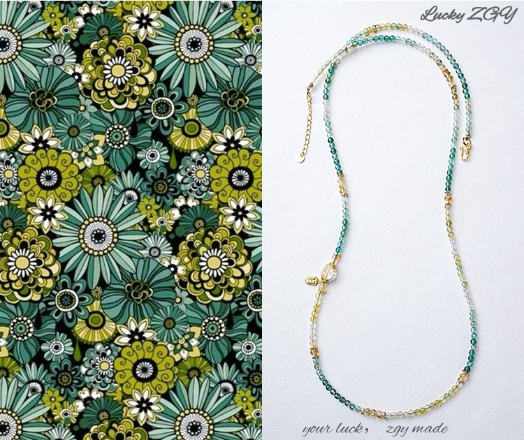 LUCKY ZGY Green Bracelet Women's Premium Citrine Bracelet