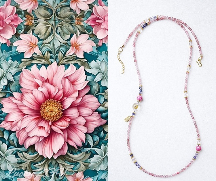 Red Dust Drunk Crystal Bracelet/Necklace