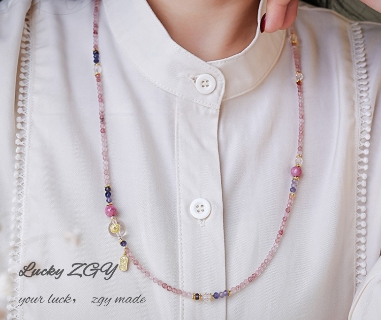 Red Dust Drunk Crystal Bracelet/Necklace