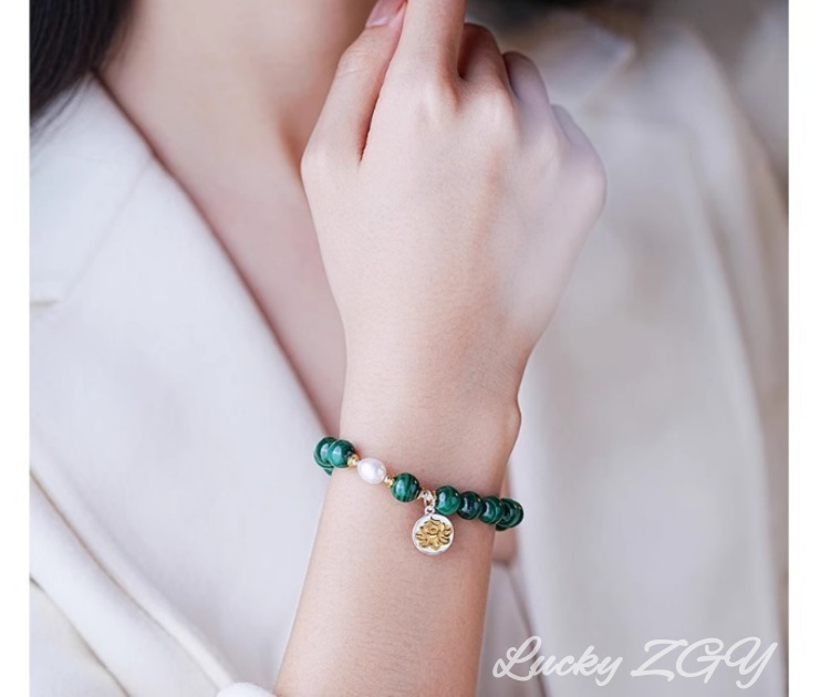 peacock beaded bracelet