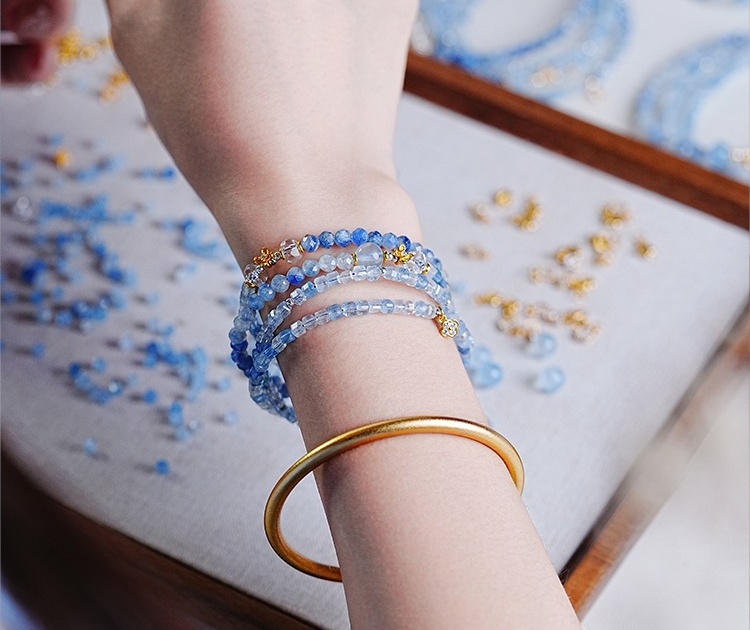 LUCKYZGY Ocean aquamarine bracelet