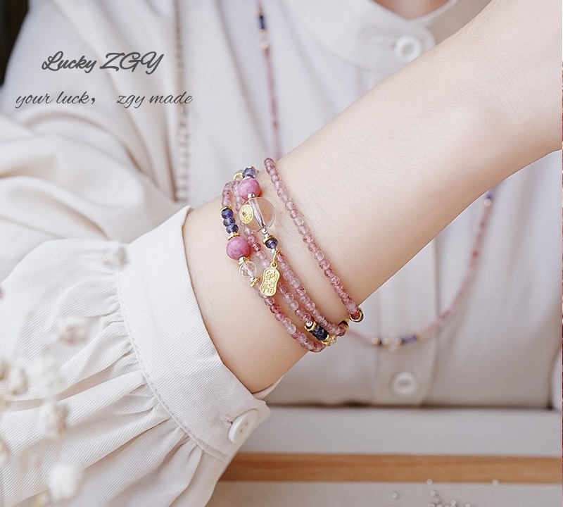 Red Dust Drunk Crystal Bracelet/Necklace