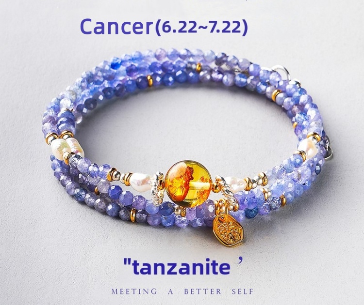 Zodiac Signs Energy Crystal Bracelet