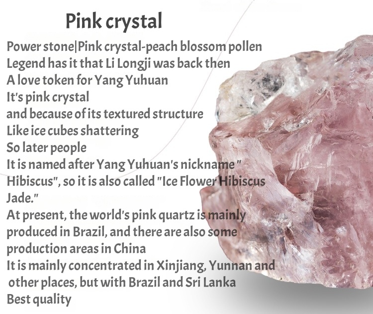 Peach Rain Pink crystal bracelet