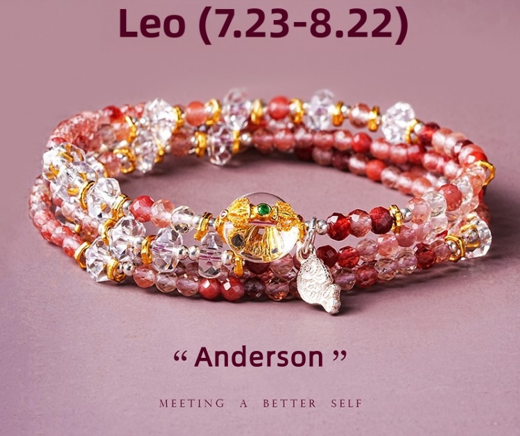 Zodiac Signs Energy Crystal Bracelet