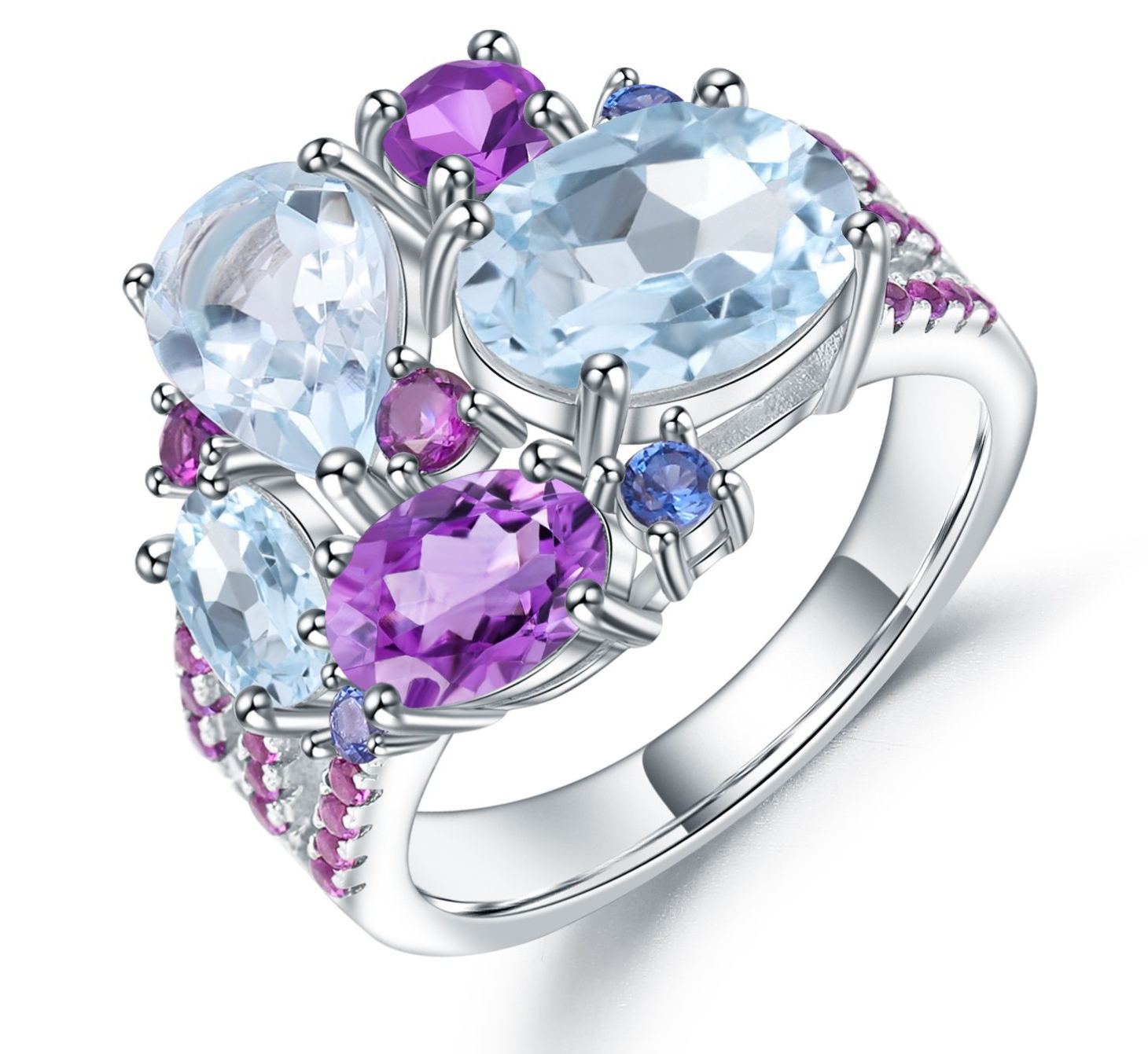 Lucky Z1 Topaz Ring - Confidence·Wealth·Love·Protection-luckyzgy