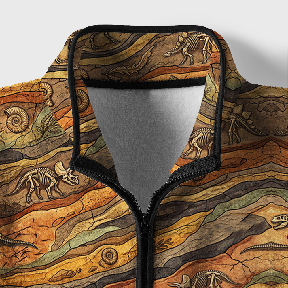 Rock Fossil Geek Polar Fleece Full-Zip Jacket