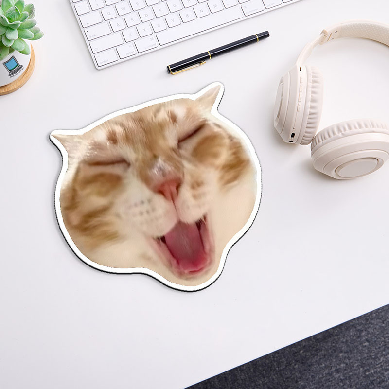 Funny Smiley Face Novelty Mouse Pad