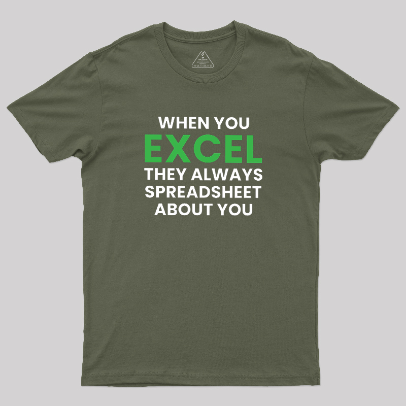 Excel-lent Pun Geek T-Shirt
