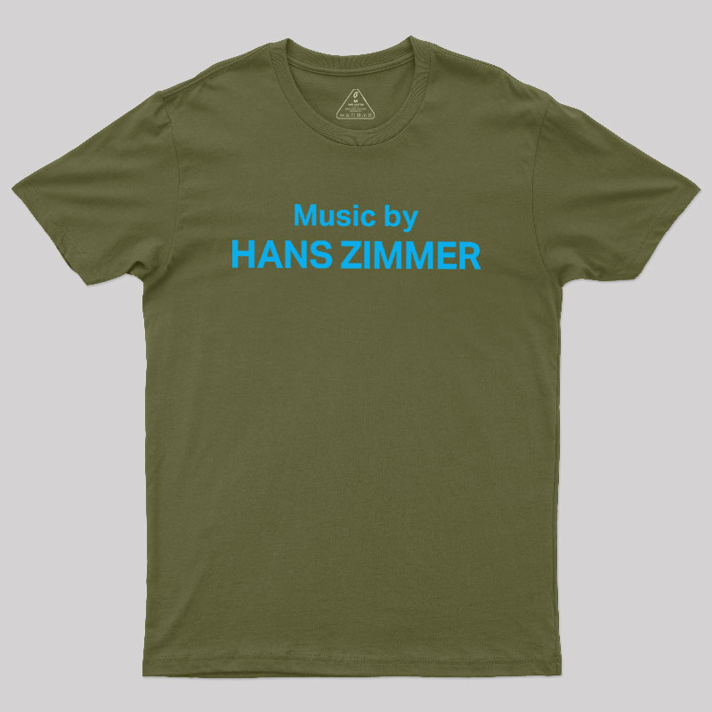 Music by HANS ZIMMER Geek T-Shirt